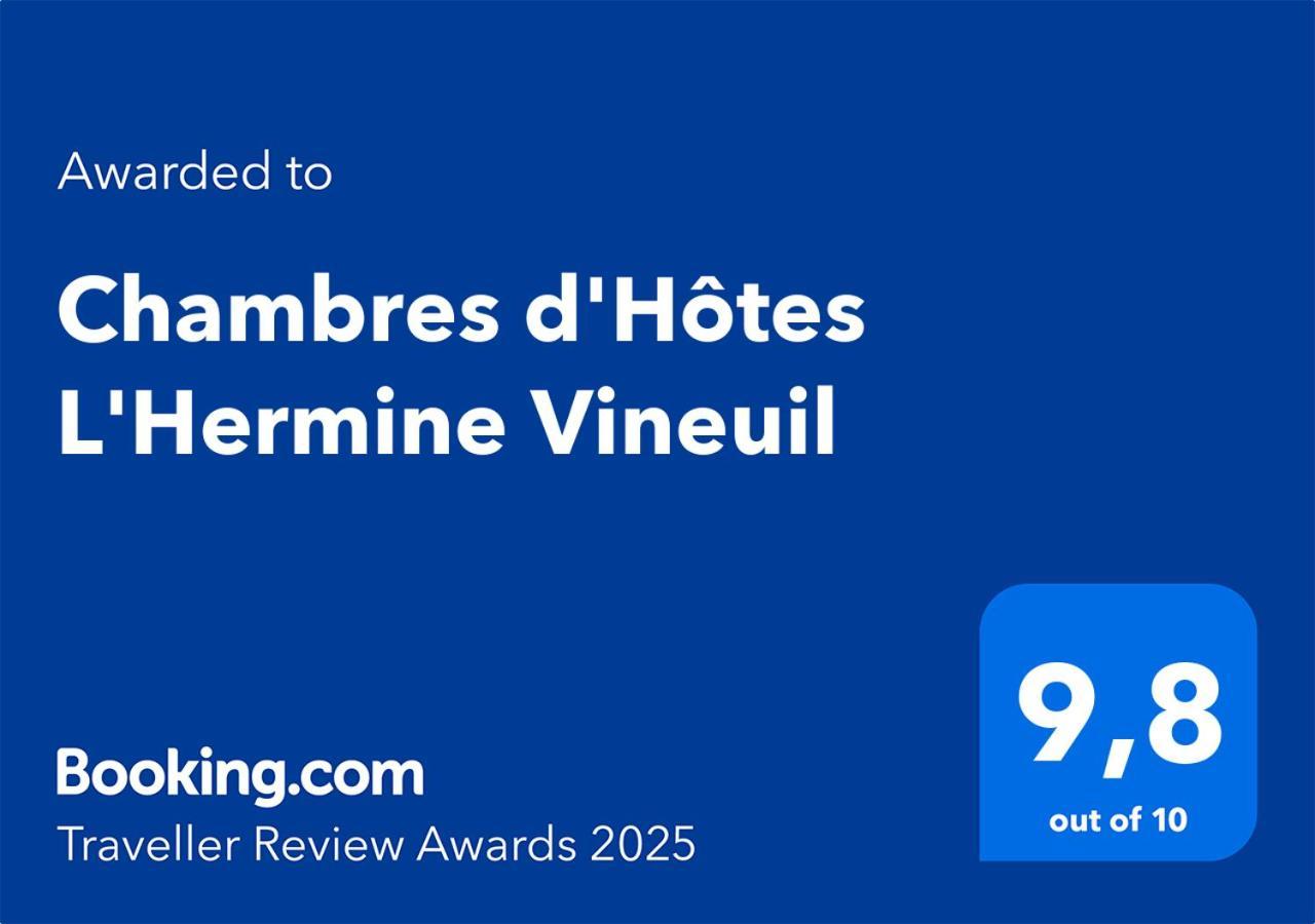 Chambres D'Hotes L'Hermine Vineuil Vineuil  Exterior foto